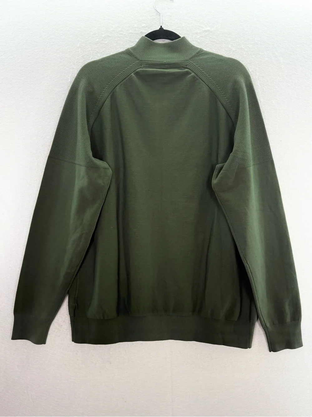 GYMSHARK - New Men’s True knit full Zip up  Jacket sweater hunter green size XL